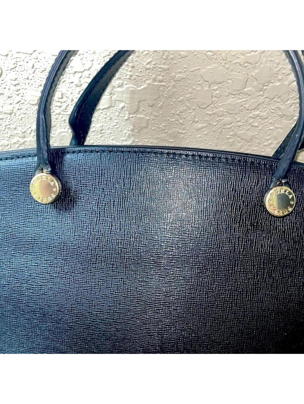 FURLA Agata Black Saffiano Leather Crossbody Handbag - Picture 9 of 16